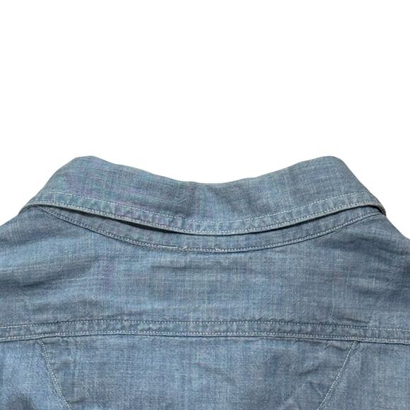 POLO Ralph Lauren Rare Shipyard Nautical Chambray Button-Up Denim Shirt Men's XL - Picture 14 of 16